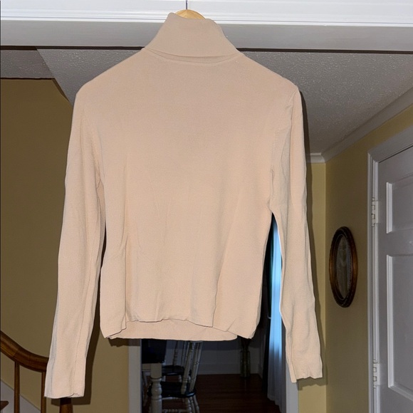 Joseph A Sweaters - Joseph A Beige Turtleneck Sweater
